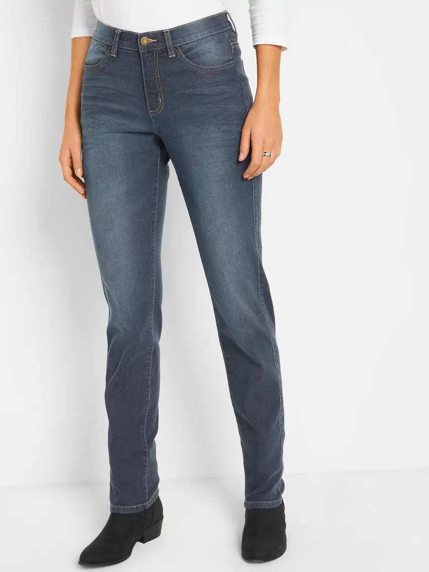 PROSTE SPODNIE JEANS KIESZENIE