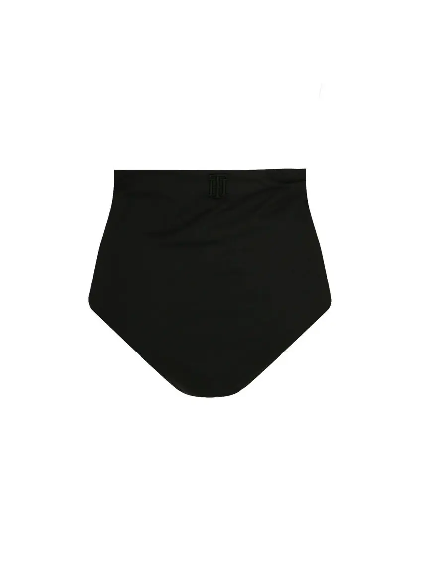 czarny dół od bikini wysoki stan