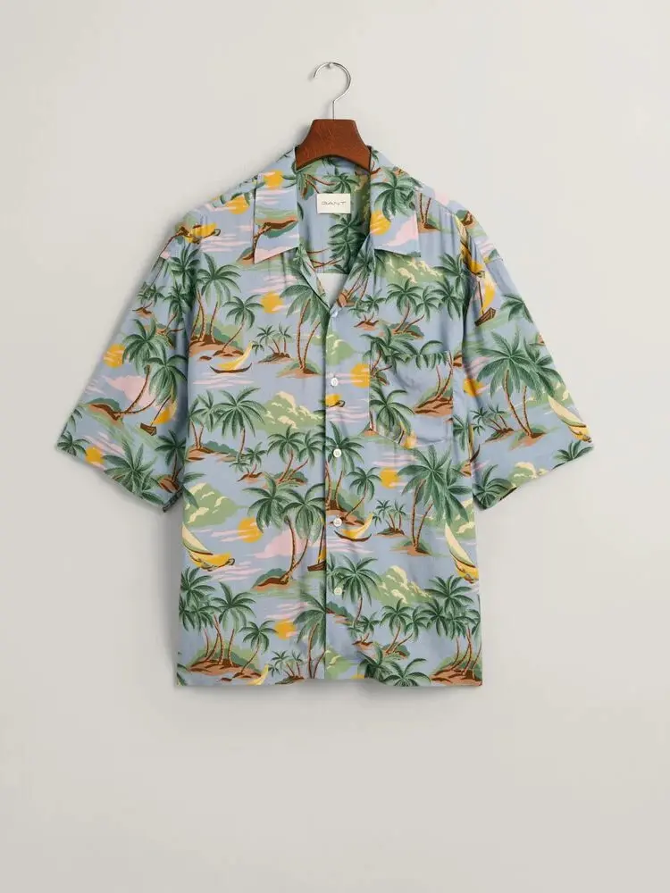 KOSZULA Z KRÓTKIM RĘKAWEM PRINT HAWAII