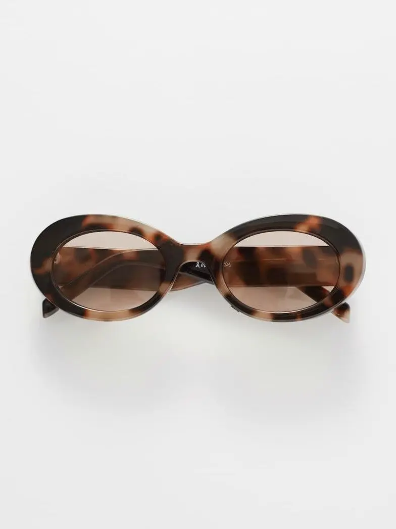 owalne OKULARY PRZECIWSŁONECZNE PRINT