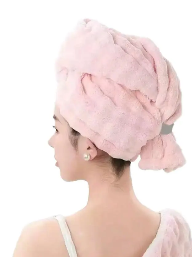 RÓŻOWY TURBAN DO WŁOSÓW