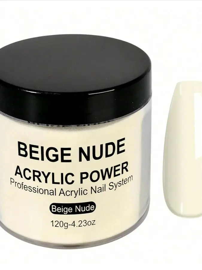 PROSZEK AKRYLOWY DO PAZNOKCI beige nude