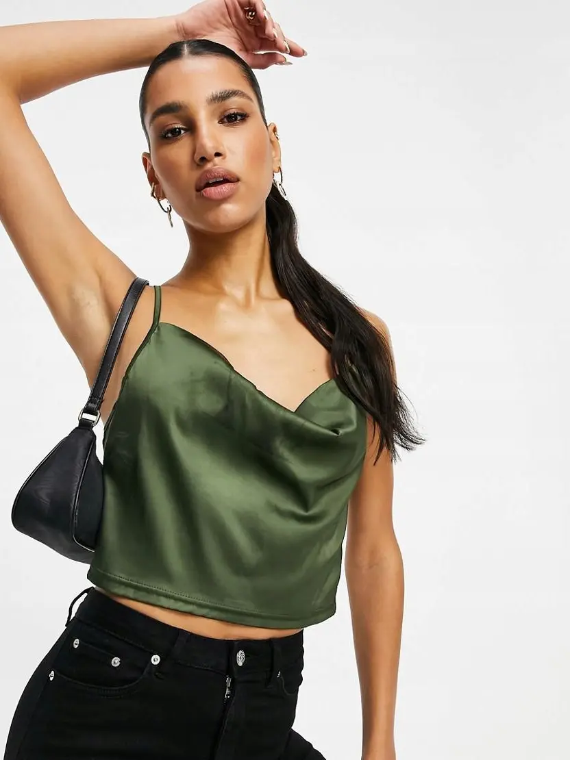 ZIELONY TOP RAMIĄCZKA