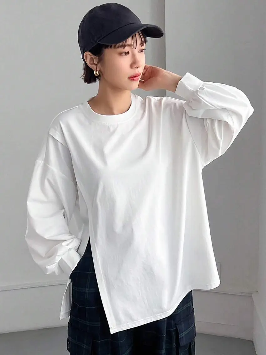 BIAŁA BLUZKA OVERSIZE