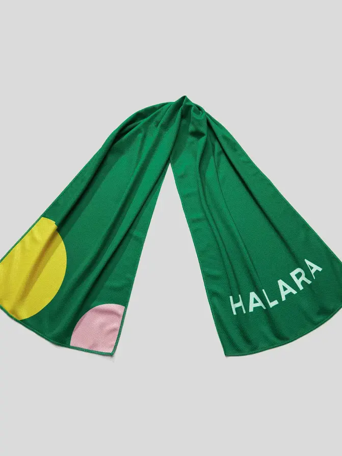 ZIELONY RĘCZNIK SPORTOWY