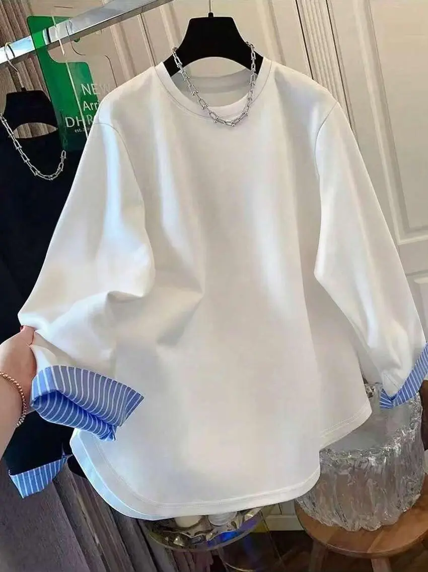 BIAŁA BLUZKA OVERSIZE