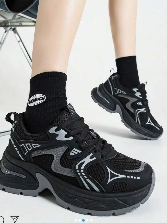 CZARNE SPORTOWE BUTY