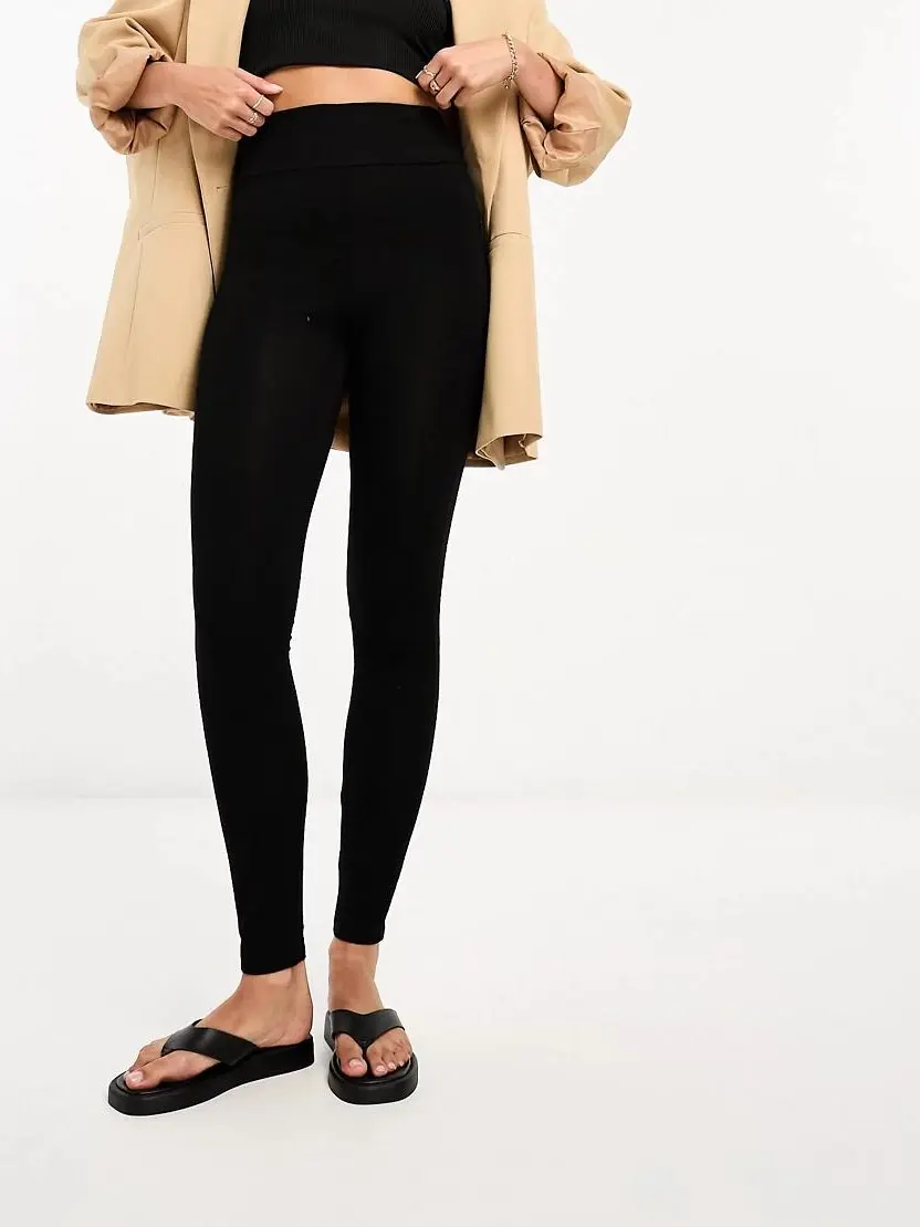 CZARNE KLASYCZNE LEGGINSY BASIC