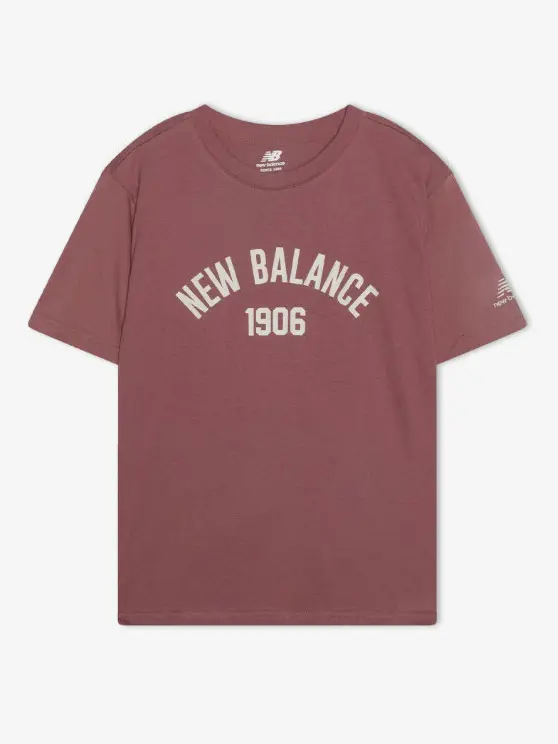 różowy t-shirt nadruk logo