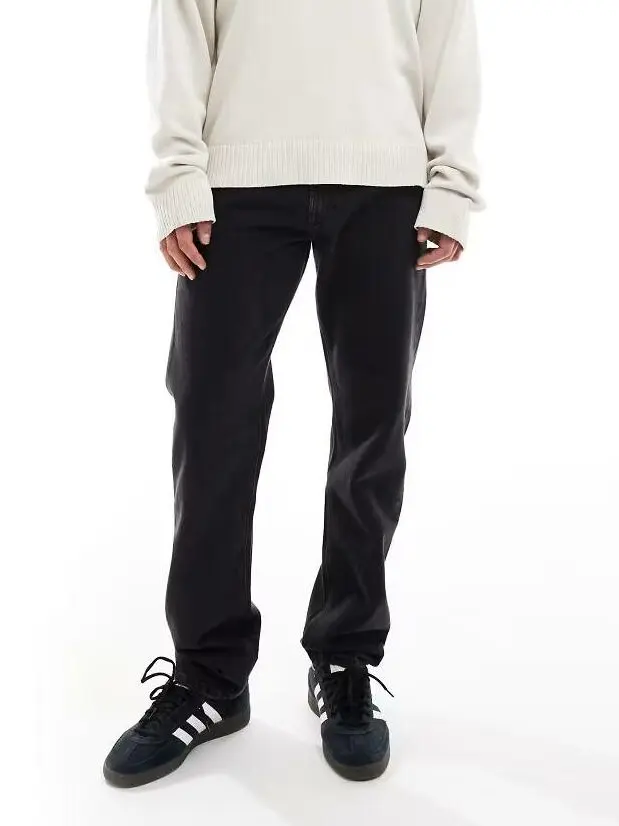 CZARNE SPODNIE JEANS