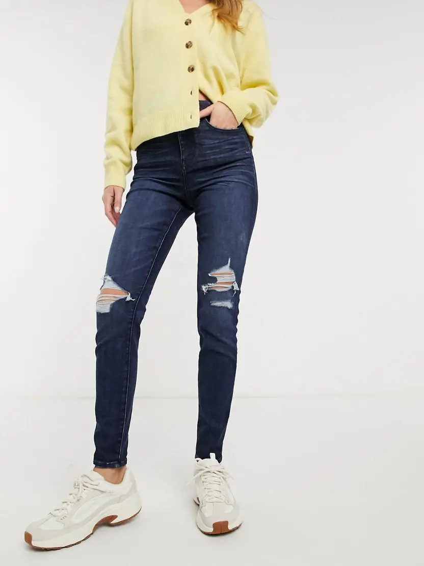 SPODNIE JEANS RURKI