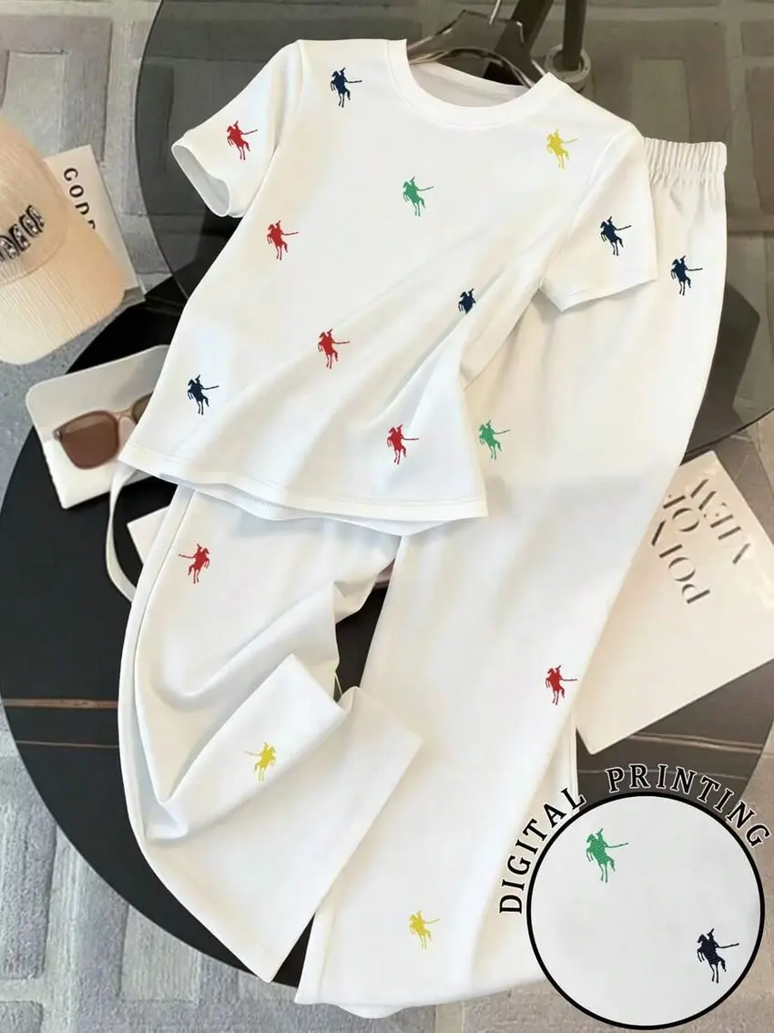 t-shirt spodnie komplet