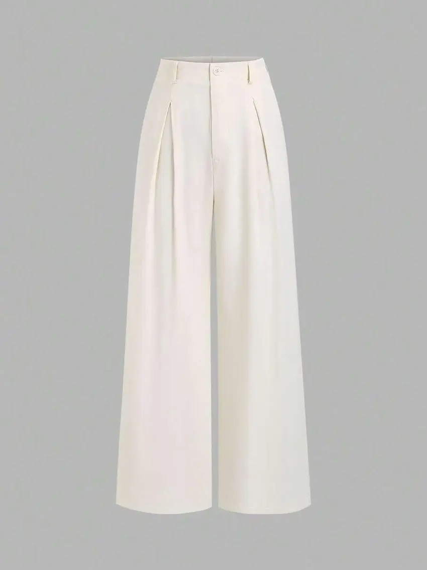 BEŻOWE ELEGANCKIE SPODNIE