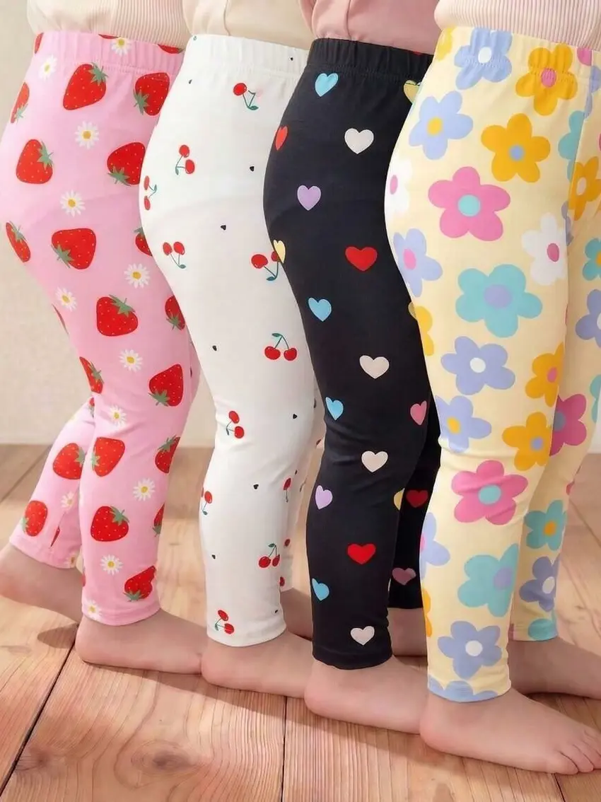 legginsy wzór 4-pack