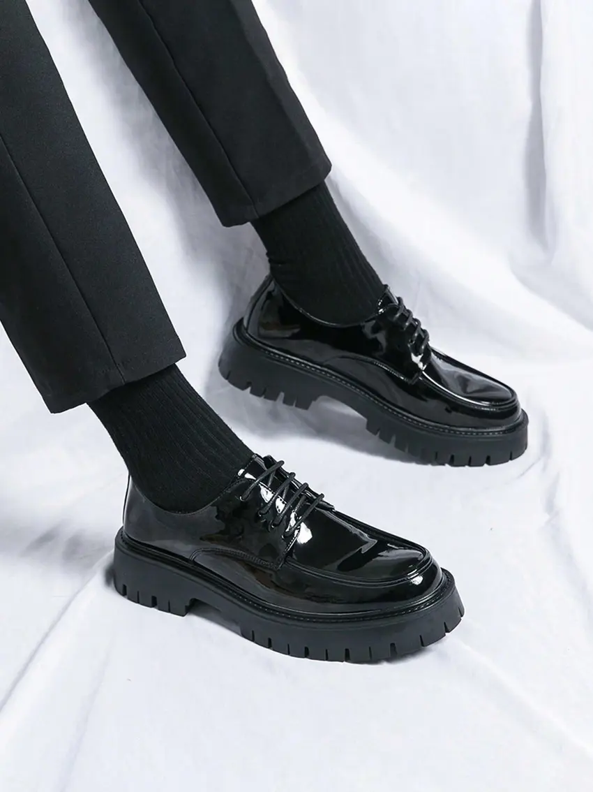 czarne buty casual