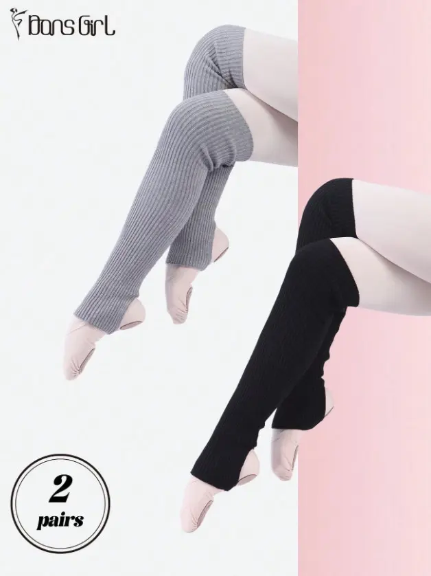 dzianinowe getry ocieplane dzianina prążki  2-pack