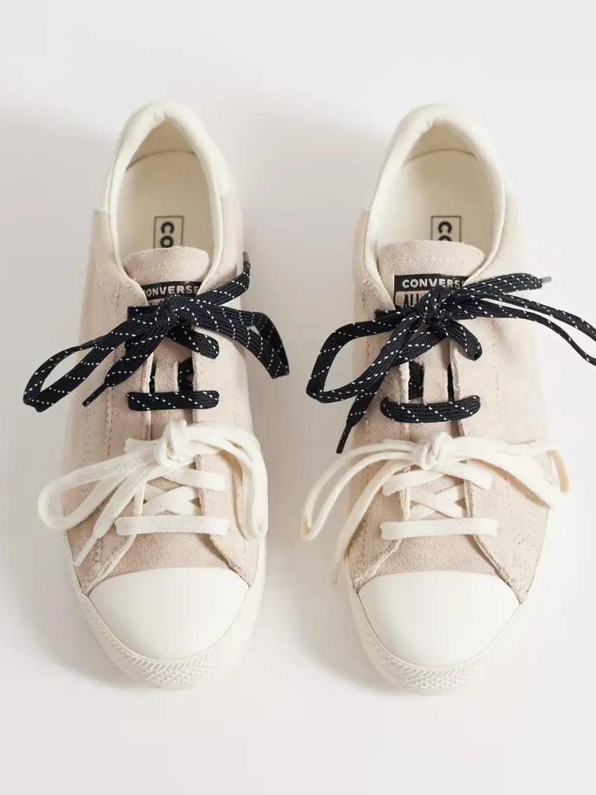 beżowe trampki Chuck Taylor Lo skóra naturalna