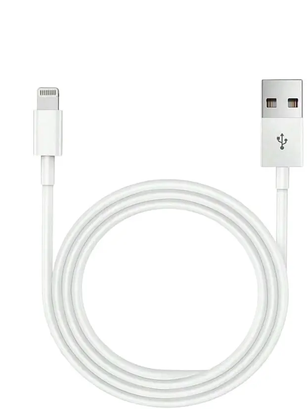 BIAŁY KABEL DO ŁADOWANIA USB 1M