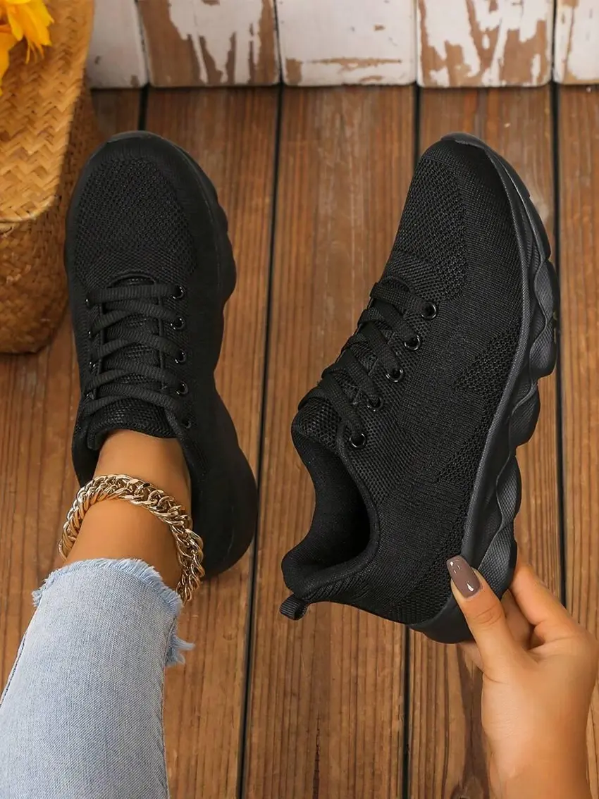 CZARNE BUTY SPORTOWE