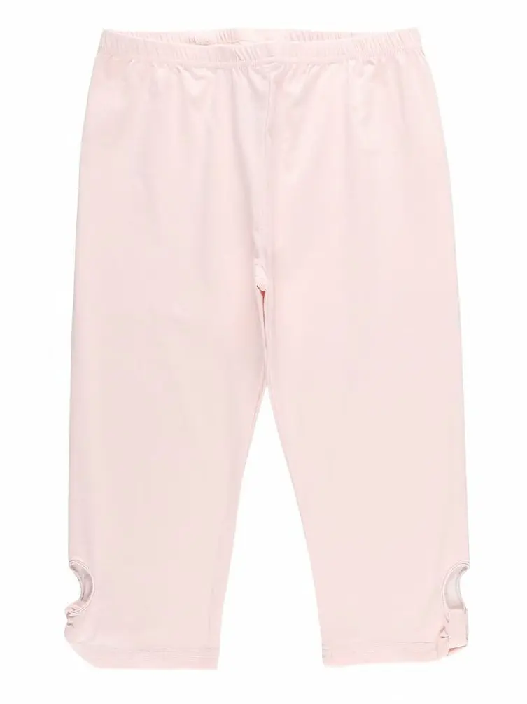 RÓŻOWE LEGGINSY WYCIĘCIE