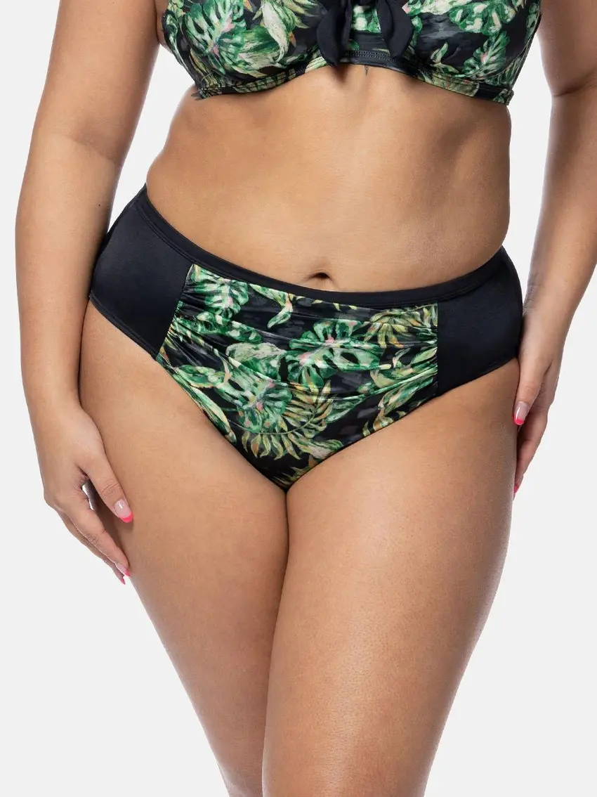 dół od bikini wzór liście