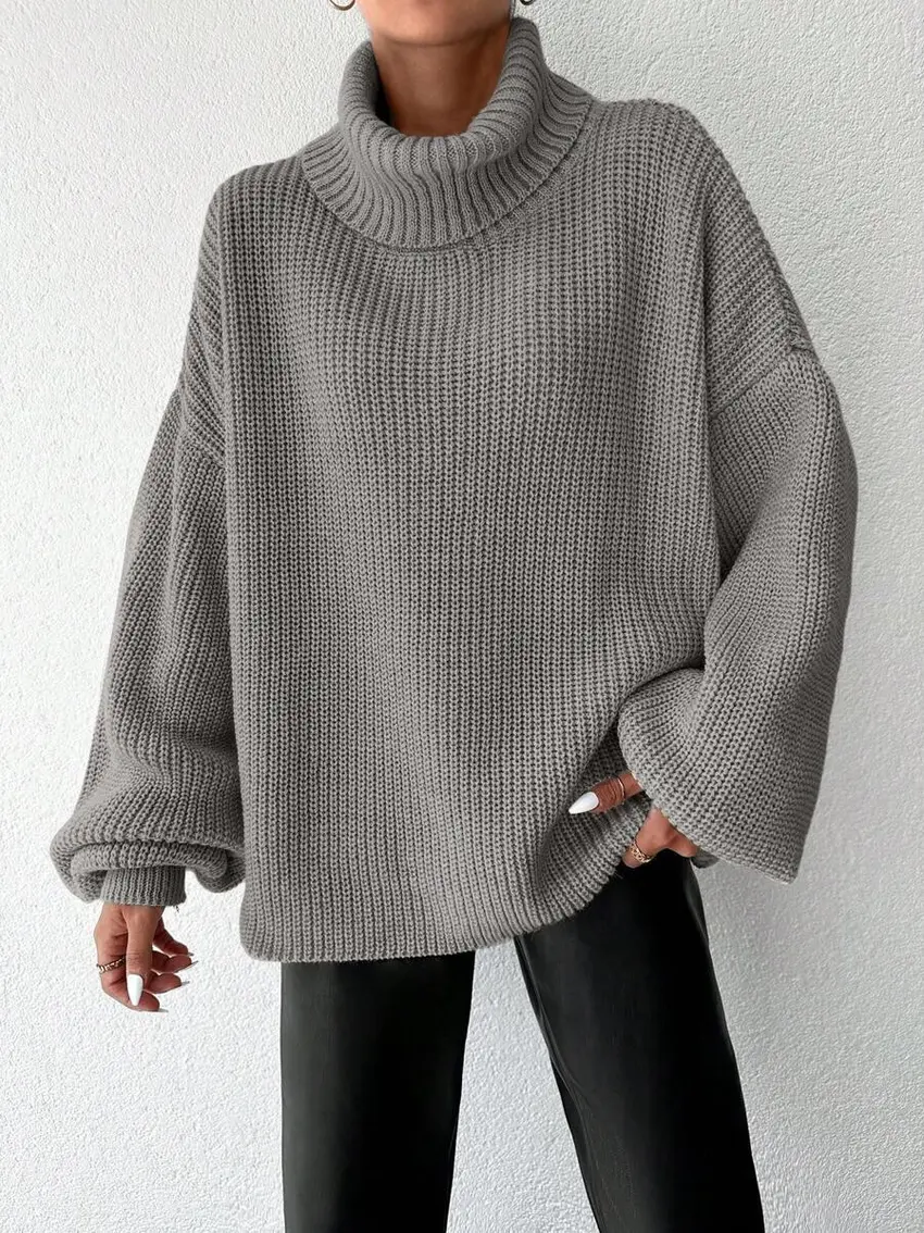 BEŻOWY SWETER GOLF