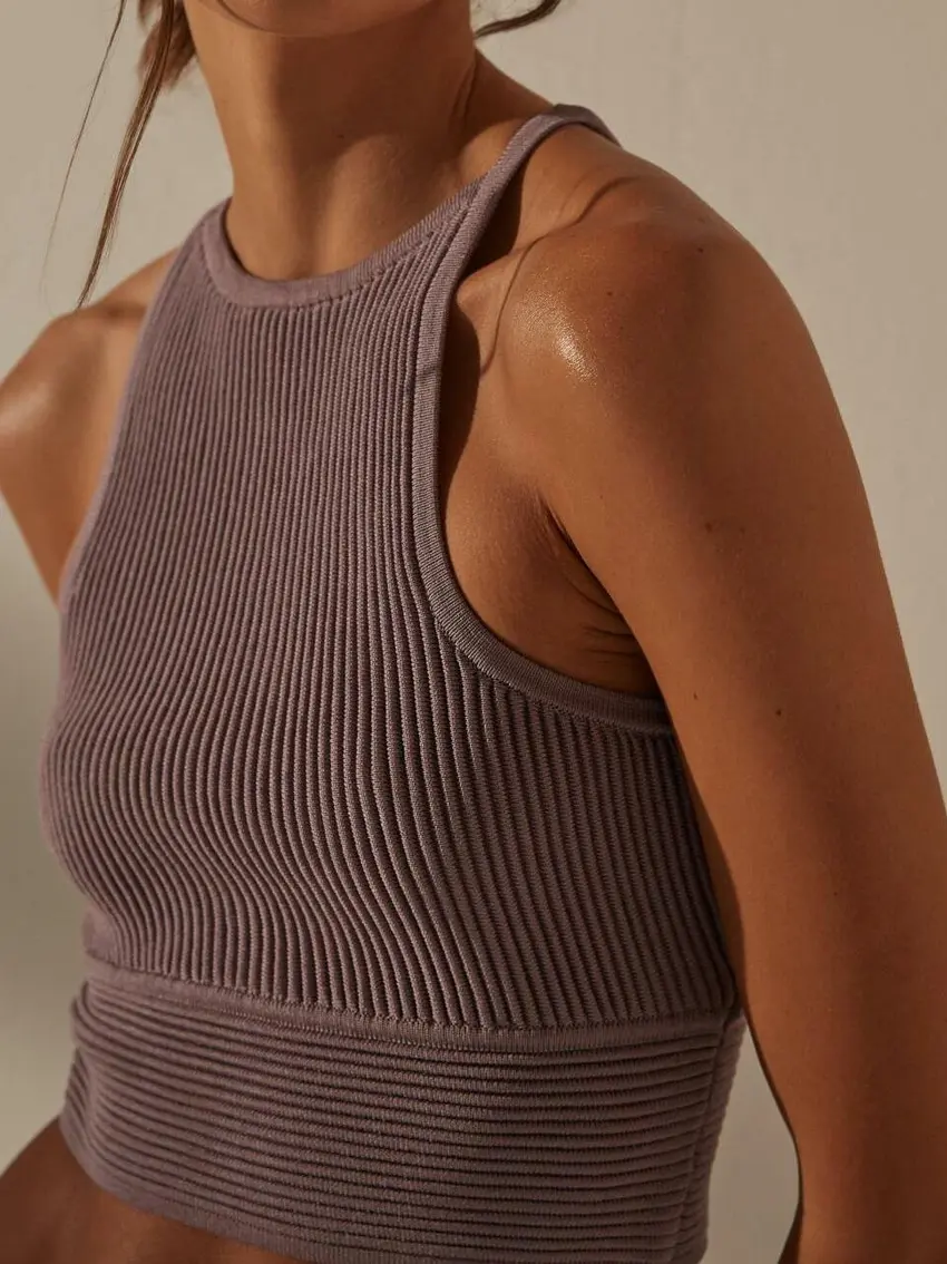 CROP TOP DZIANINA