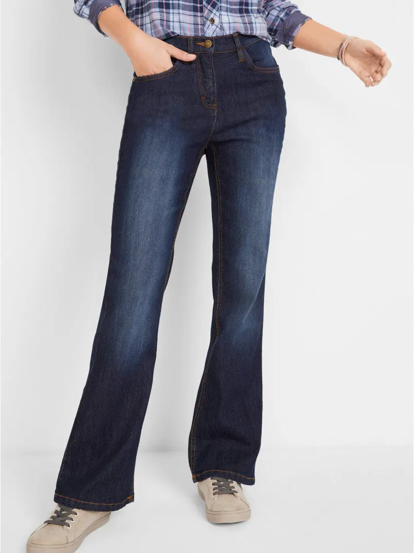 SPODNIE JEANS DZWONY