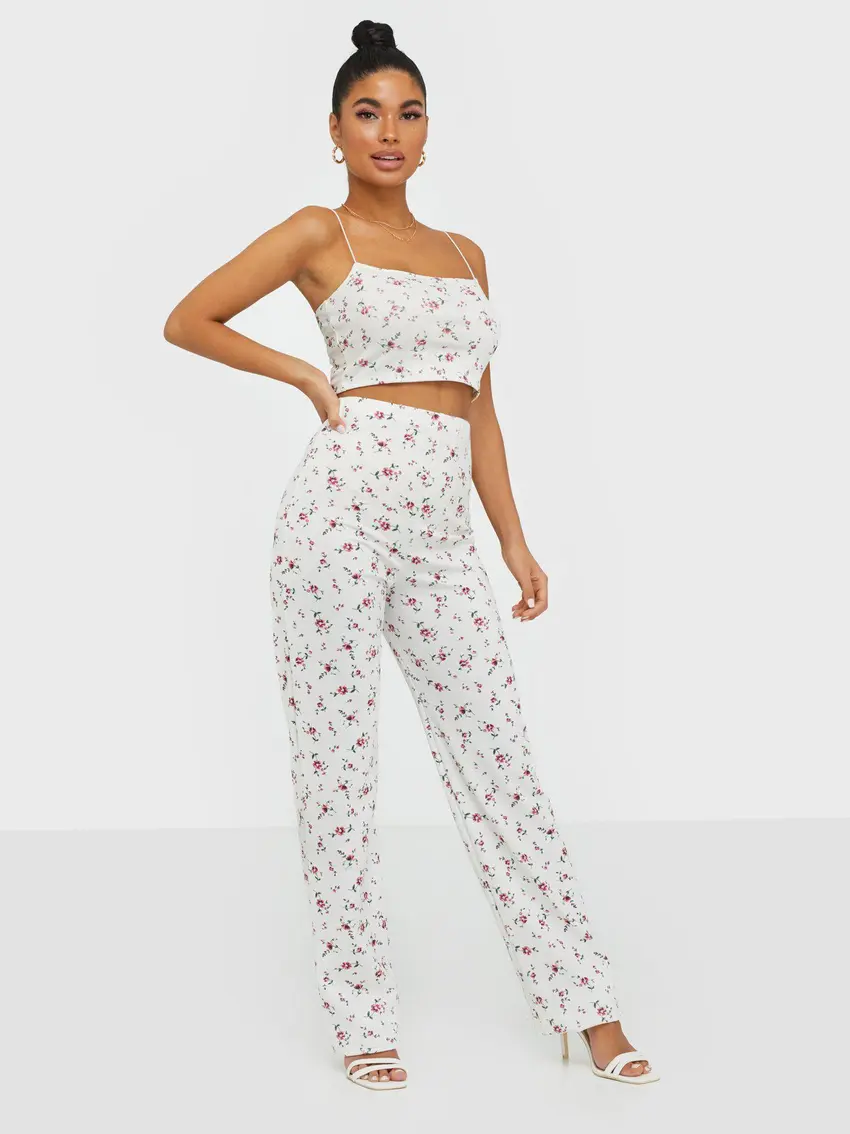 CROP TOP KWIATY