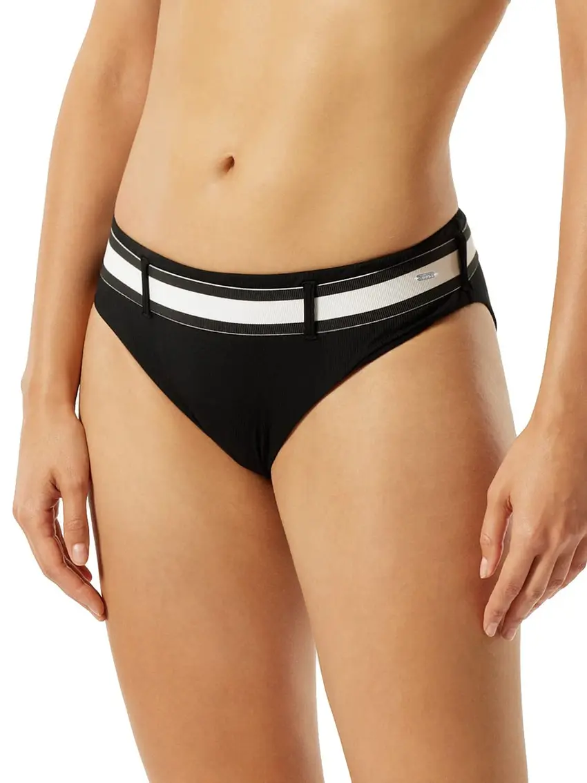 CZARNY DÓŁ OD BIKINI kontrast