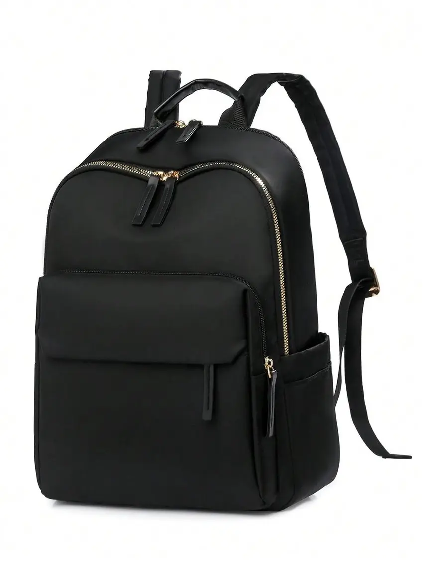 czarny plecak zip