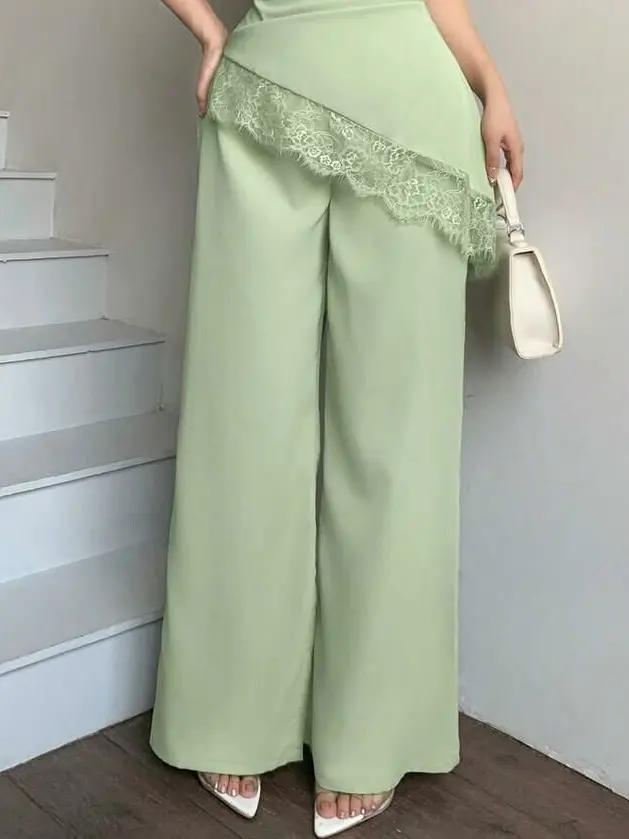 zielone spodnie casual