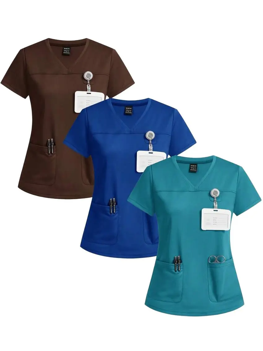 bluzka krótki rękaw 3-pack