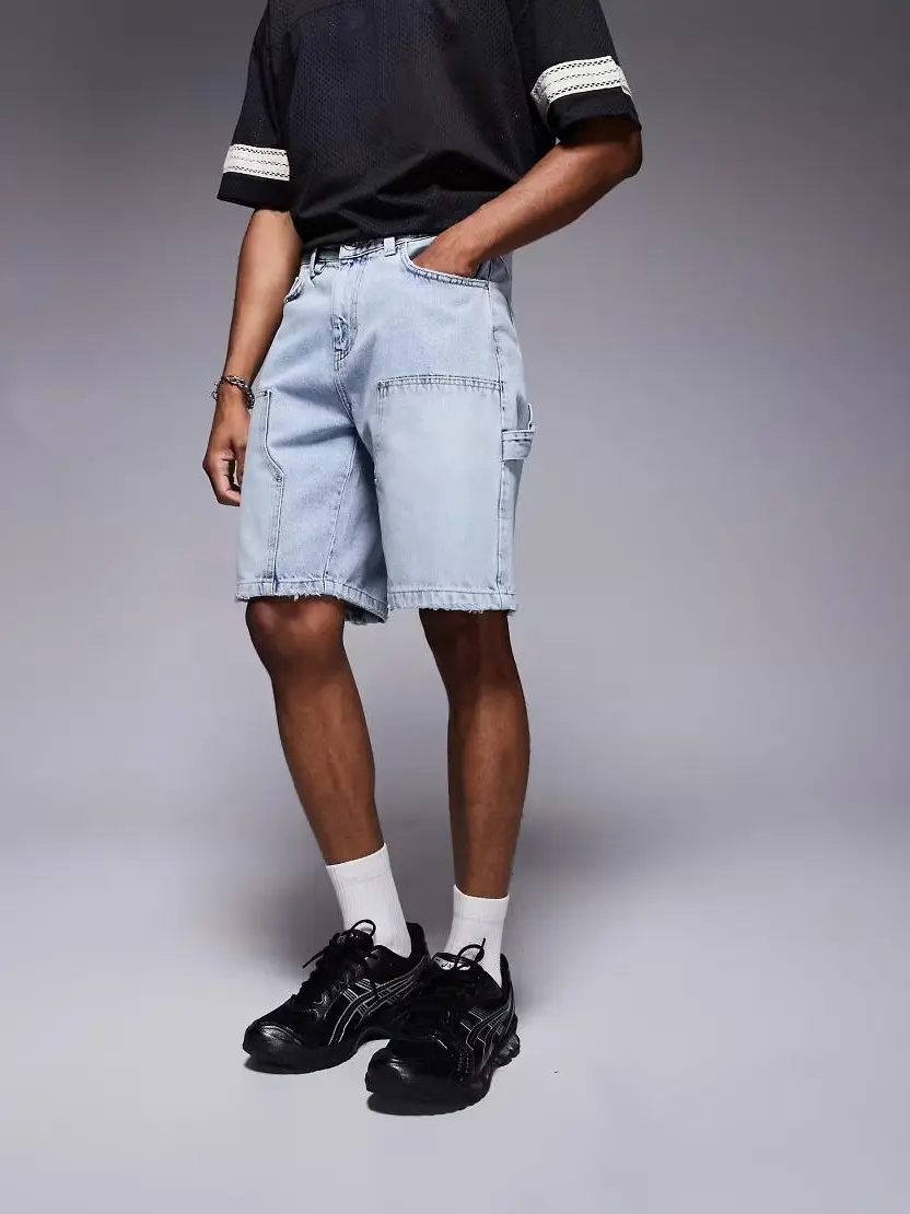 NIEBIESKIE SPODENKI JEANS
