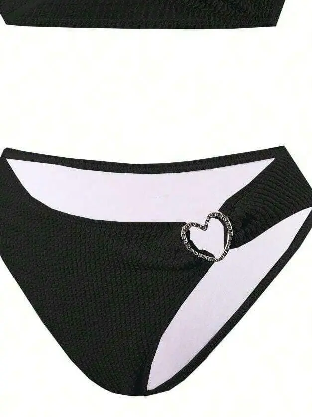 czarny dół od bikini