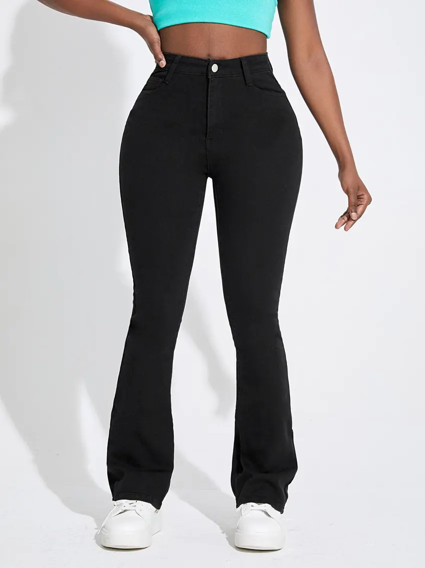 SPODNIE JEANS WYSOKI STAN