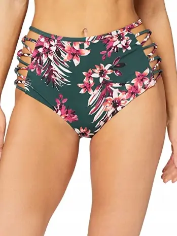 DÓŁ OD BIKINI WZÓR KWIATY
