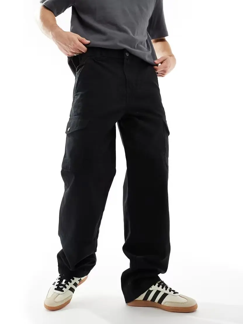 CZARNE SPODNIE JEANS