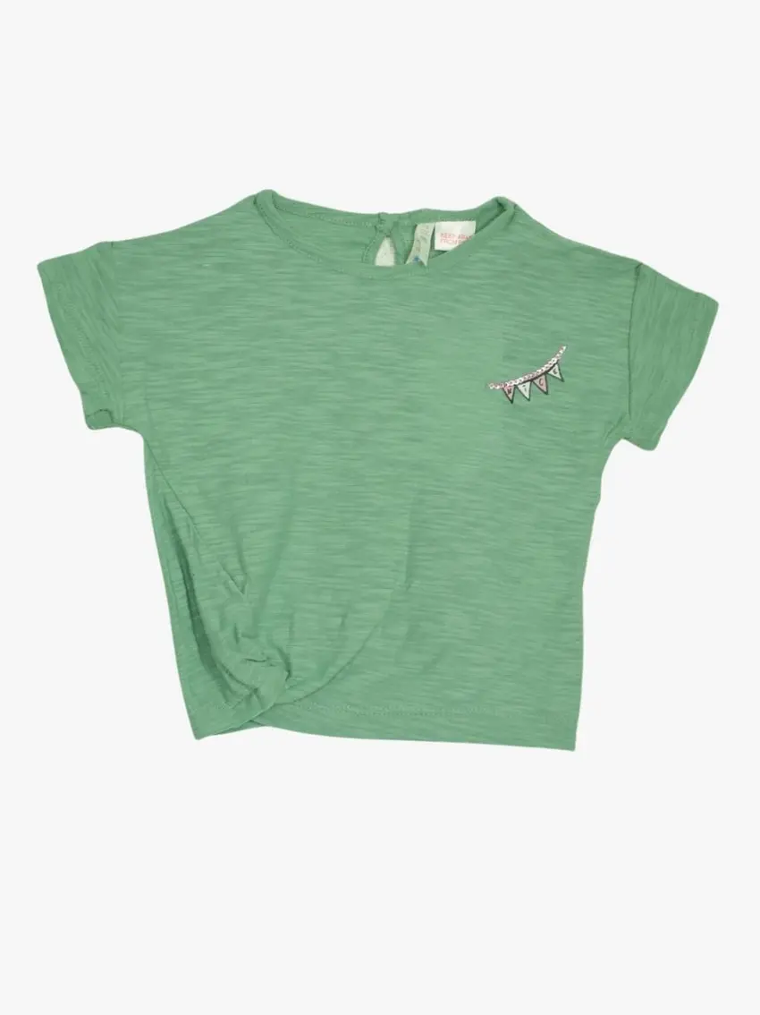 ZIELONY T-SHIRT print