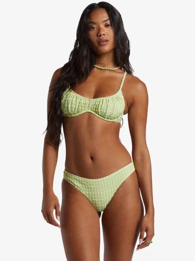 zielona góra od bikini wzór kratka