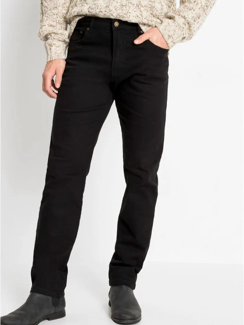 CZARNE SPODNIE JEANS