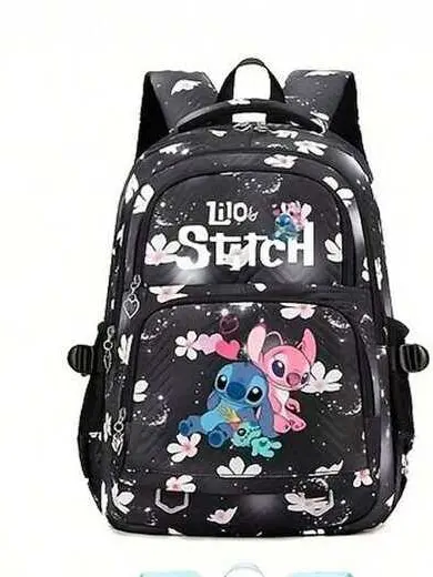 czarny plecak stitch