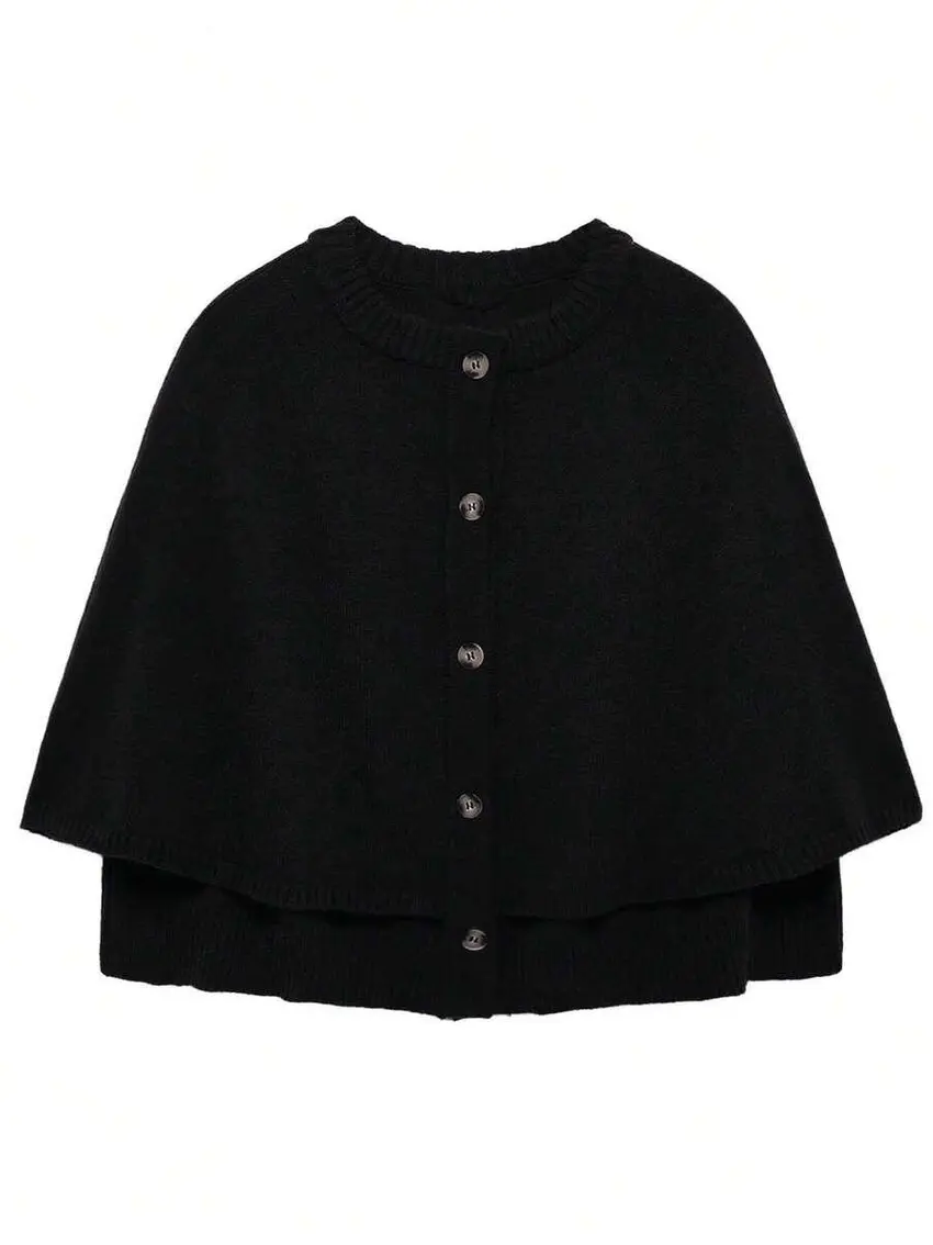 CZARNY ROZPINANY SWETER