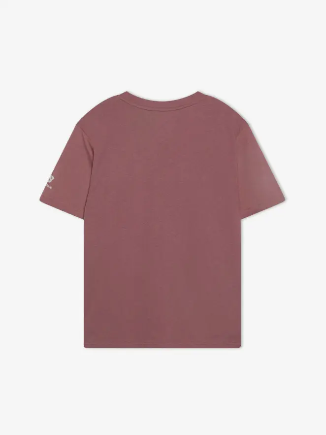 różowy t-shirt nadruk logo