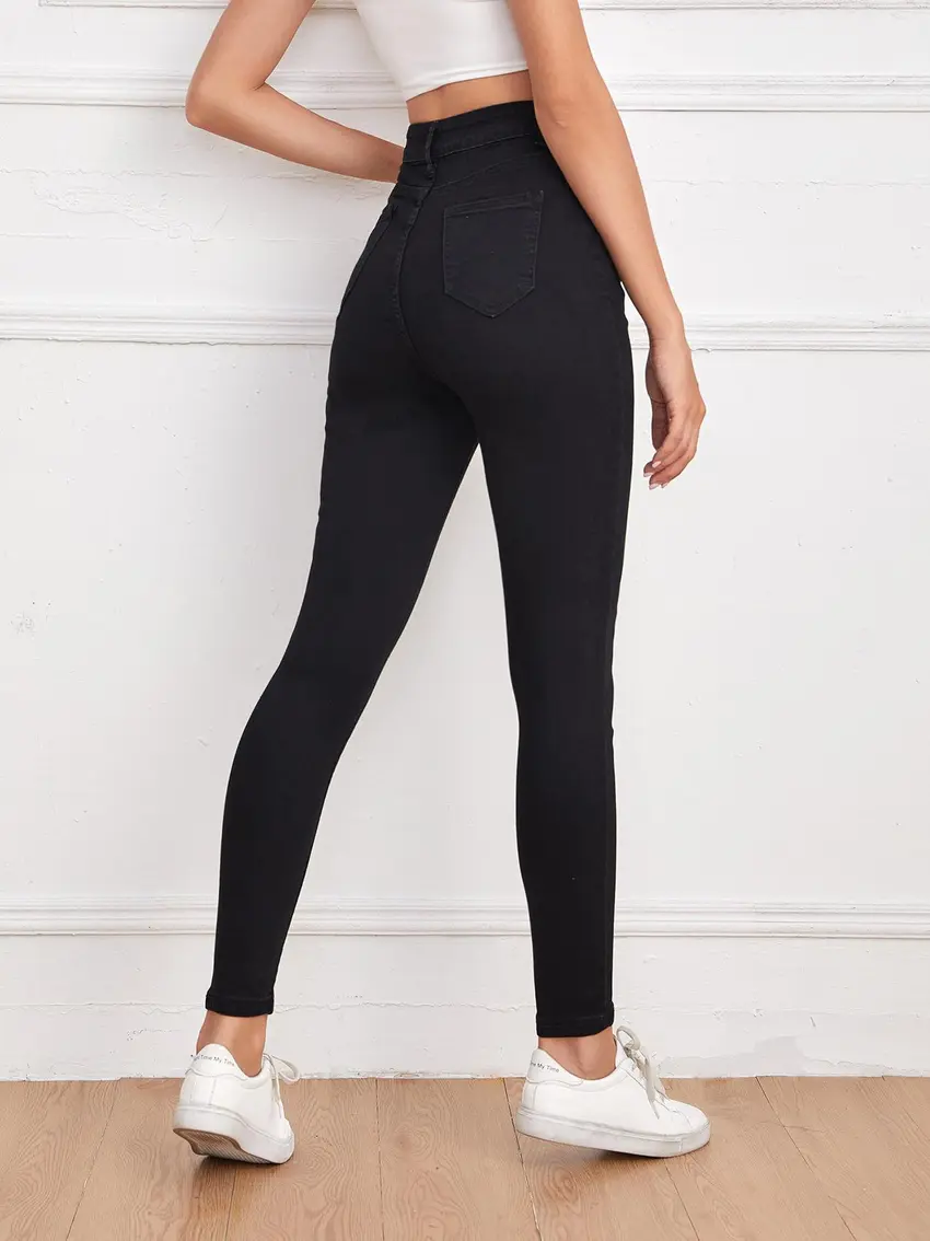 SPODNIE JEANS WYSOKI STAN
