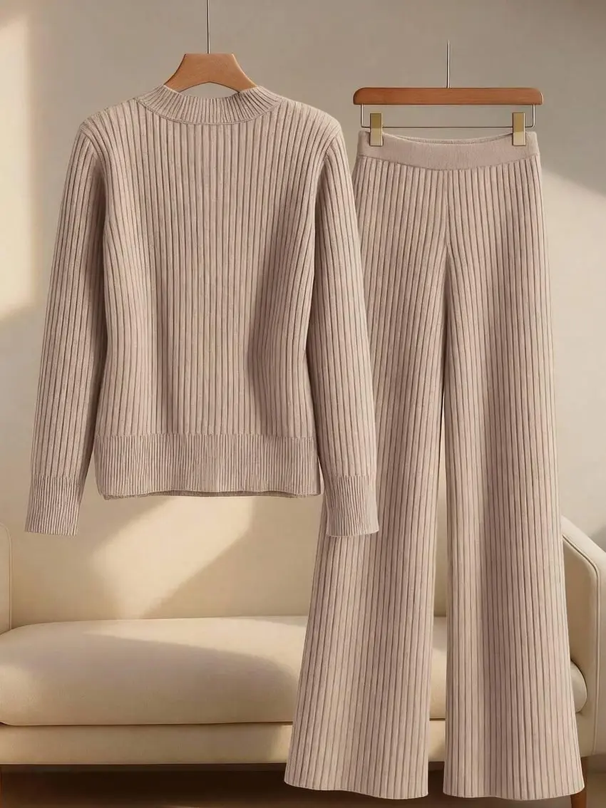 KOMPLET SWETER SPODNIE
