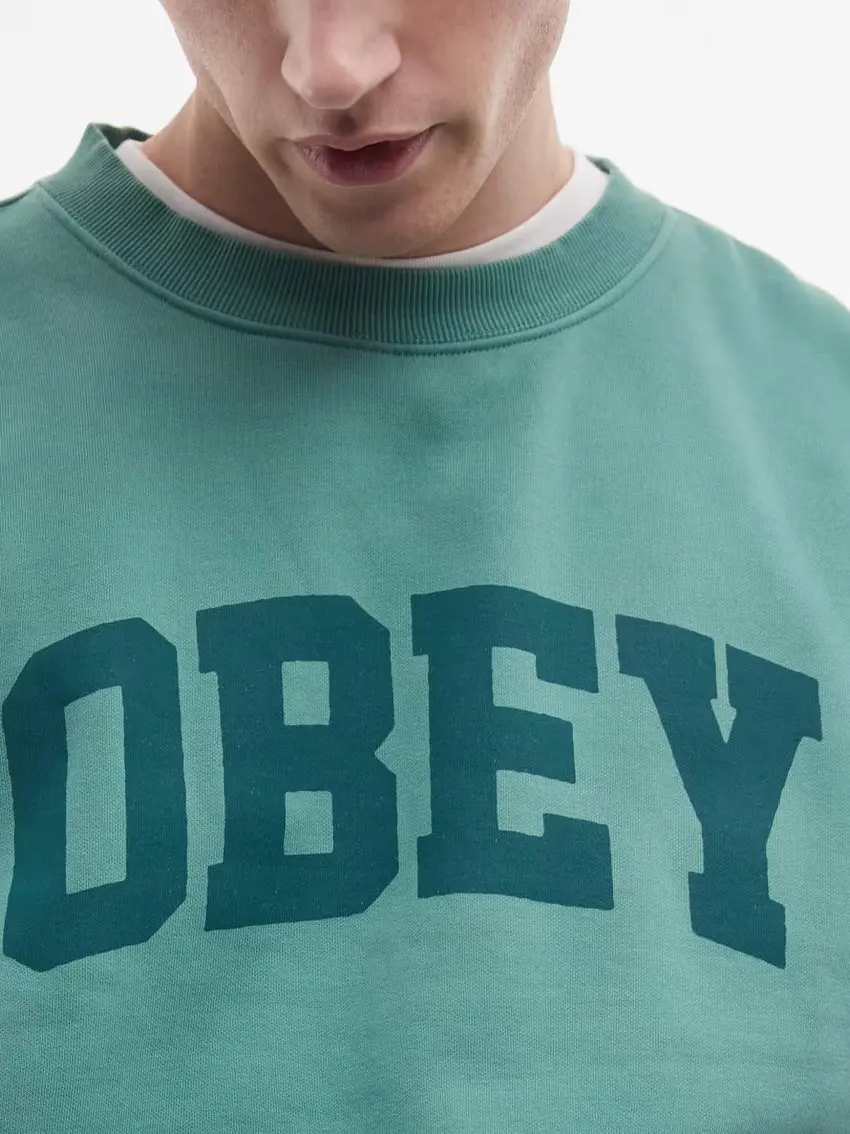 zielona bluza oversize logo