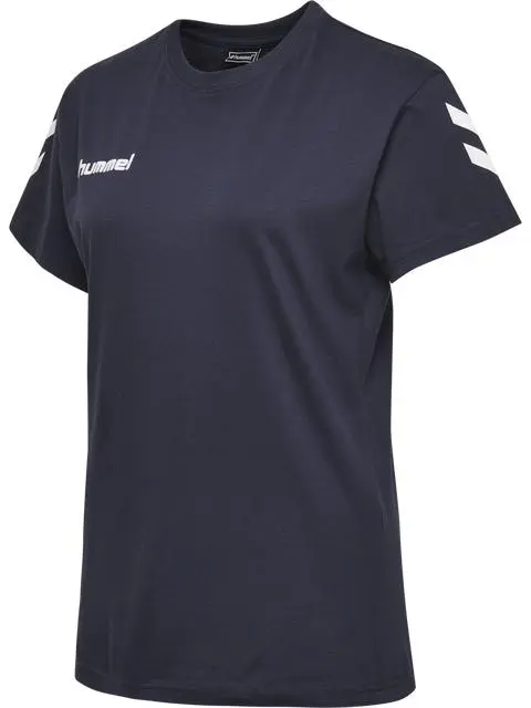 GRANATOWY KLASYCZNY T-SHIRT BASIC LOGO