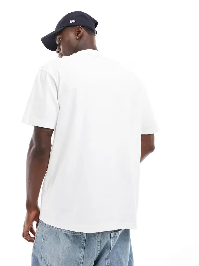 klasyczny gładki biały t-shirt