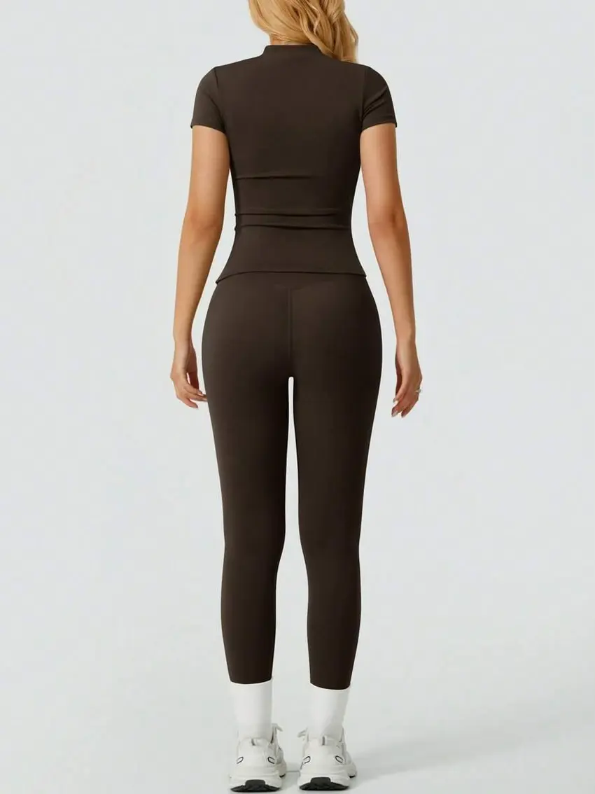 komplet top legginsy
